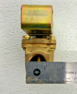 Dayton Electric 3A437 Grooved Brass Solenoid Valve 1" Diameter 6X542 Coil 64B