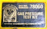 Ritchie 686800- 78060 Yellow Jacket Gas Pressure Gauge Test Kit 0-35" W.C. 36B