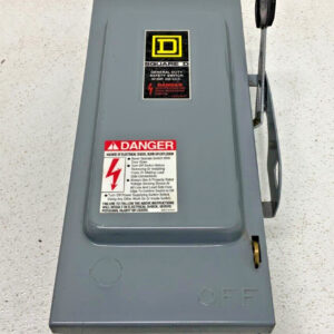 Square D D222N General Duty Safety Disconnect Switch 60A 240V Series E2 Type 1