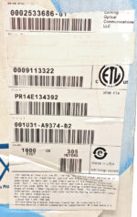 Corning SR-946IC1-001 Clearcurve SMF MBR 5MM TB2 OFNR FT4 Optical Cable 964FT