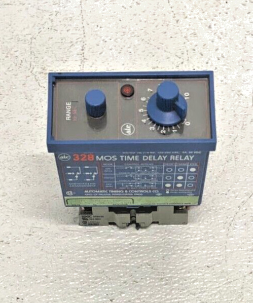 ATC Series 328 MOS Time Delay Relay Dial Adjustable 1SEC-10HR 125-250VAC 241G_0 ATC Series 328 MOS Time Delay Relay Dial Adjustable 1SEC-10HR 125-250VAC 241G