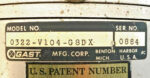 General Electric GE Gast 5KH33DN137BX 0322-V104-G8DX AC Motor Vacuum Pump 37C