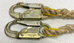 Miller 201RLS 5ft Fall Protection Lanyard Rope Nylon 2 Locking Hooks 310 lb 15C