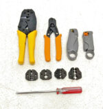 Belfort Ratchet Crimping Tool Prep Kit 4" Coax Cable Stripper 6.5" Cutter 265G