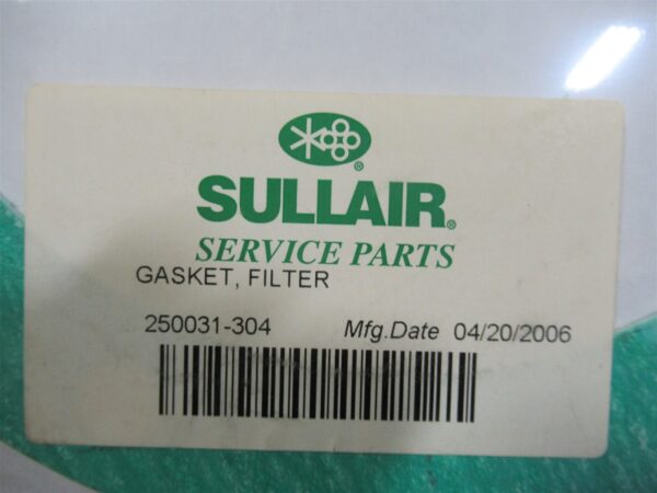 Sullair 405511 250031-304 232085 OEM Filter Gasket Flange New Lot of 5