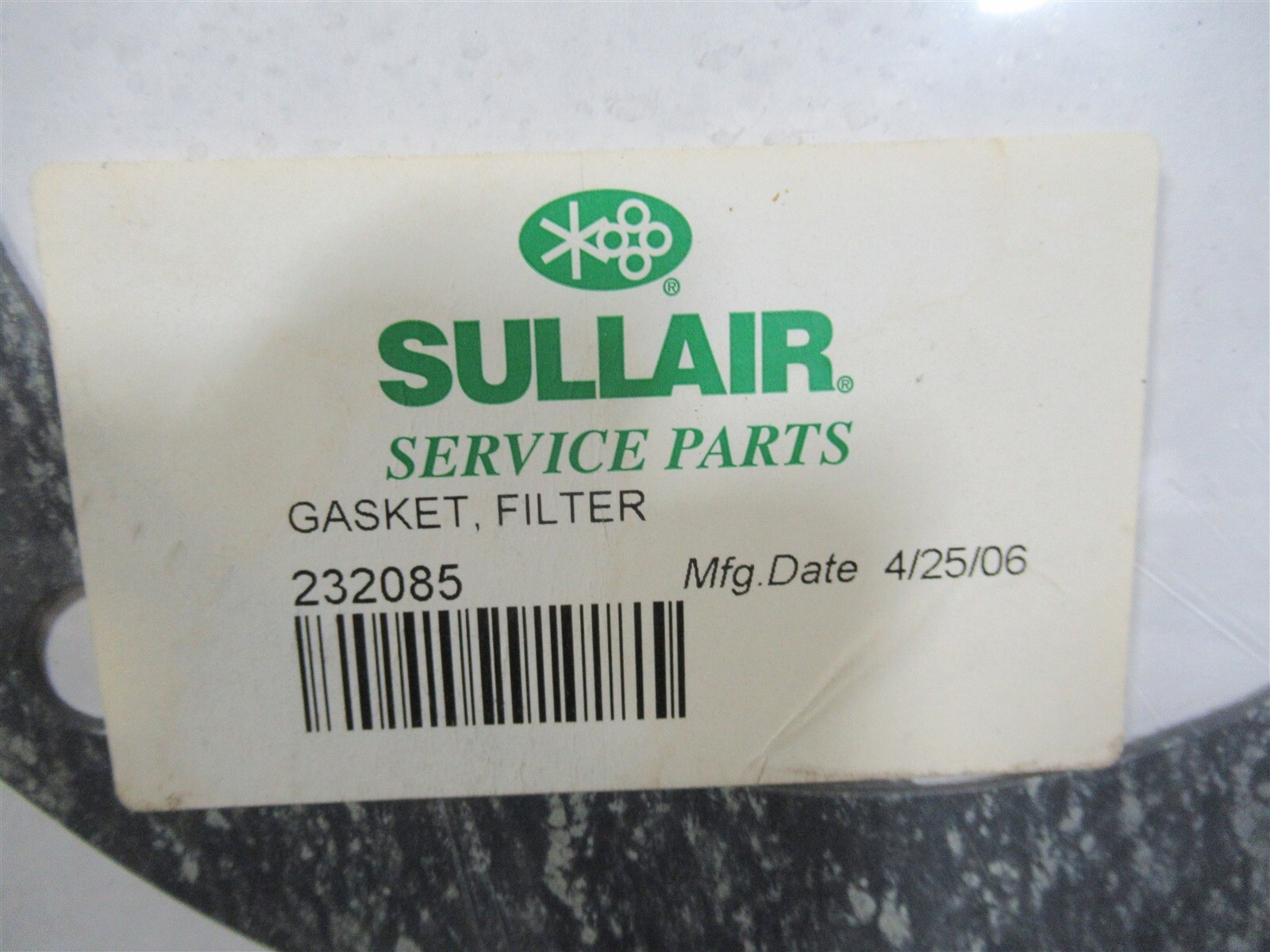 Sullair 405511 250031-304 232085 OEM Filter Gasket Flange New Lot of 5_3 Sullair 405511 250031-304 232085 OEM Filter Gasket Flange New Lot of 5