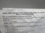 Hobart Spray Gun ML110904-0000Z MV 920 Pressure Washer Hose Kit Commercial