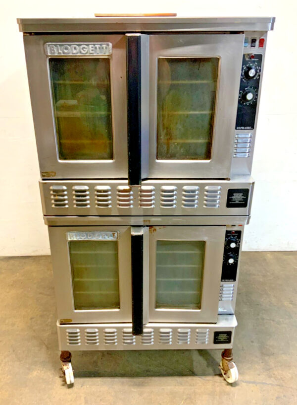 Blodgett Zephaire Double Stack Full Size Gas Commercial Convection Oven G6A