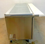 Turbo Air TST-72SD-30-N-GL 72" Glass Top Refrigerated 3-Door Sandwich Prep Table