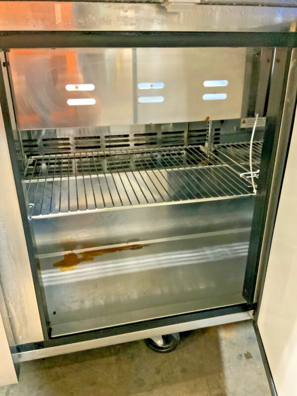 Turbo Air TST-72SD-30-N-GL 72" Glass Top Refrigerated 3-Door Sandwich Prep Table