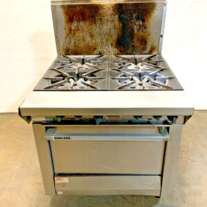 Garland M44R Master Series Commercial Natural Gas 4 Burner Range Stove Oven 34"