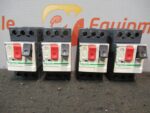 Lot of 4 Schneider Electric GV2ME10 GV2ME14 GV2ME22 Motor Circuit Breakers 61B