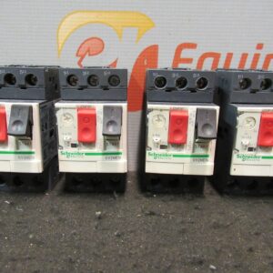 Lot of 4 Schneider Electric GV2ME10 GV2ME14 GV2ME22 Motor Circuit Breakers 61B