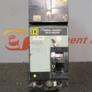 Square D FA22020AC Thermal Magnetic I-Line Circuit Breaker 20 Amp 240VAC 237D