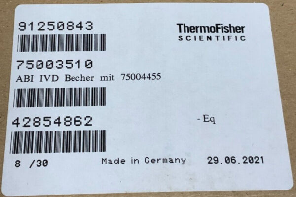 4 Thermo Scientific 75003510 Abi Ivd Swinging Buckets Tx750 Array Card Inserts