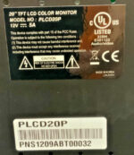 NEW Panasonic PLCD20P 20" LCD Premium TFT-LCD Surveillance Monitor G2B