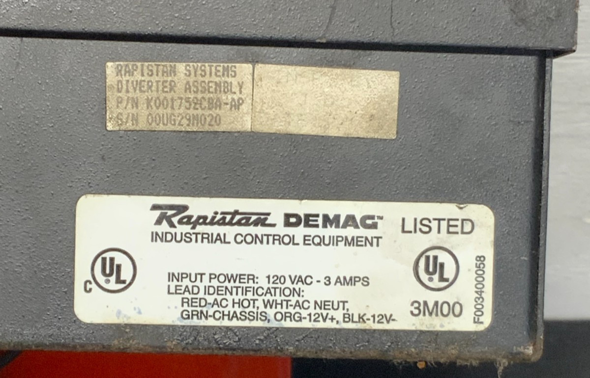 Siemens Dematic HRDW-103999 K001752CBA AP Conveyor Divertor Controller B1C_3 Siemens Dematic HRDW-103999 K001752CBA AP Conveyor Divertor Controller B1C