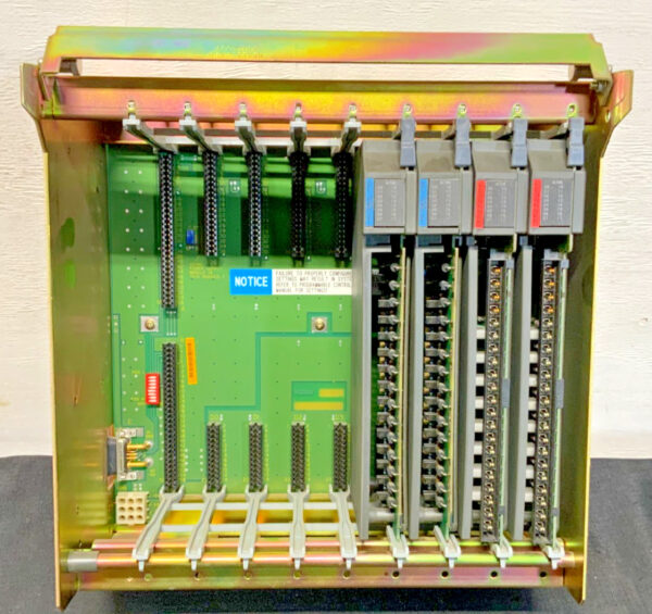 Allen Bradley 1771-A2B Series B 8 Sloth I/O Chassis Module 16A PLC 216C