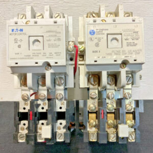 Lot of 2 Eaton A200M2CAC NonReversing Nema Motor Starter Size 2 120V Coil 265D