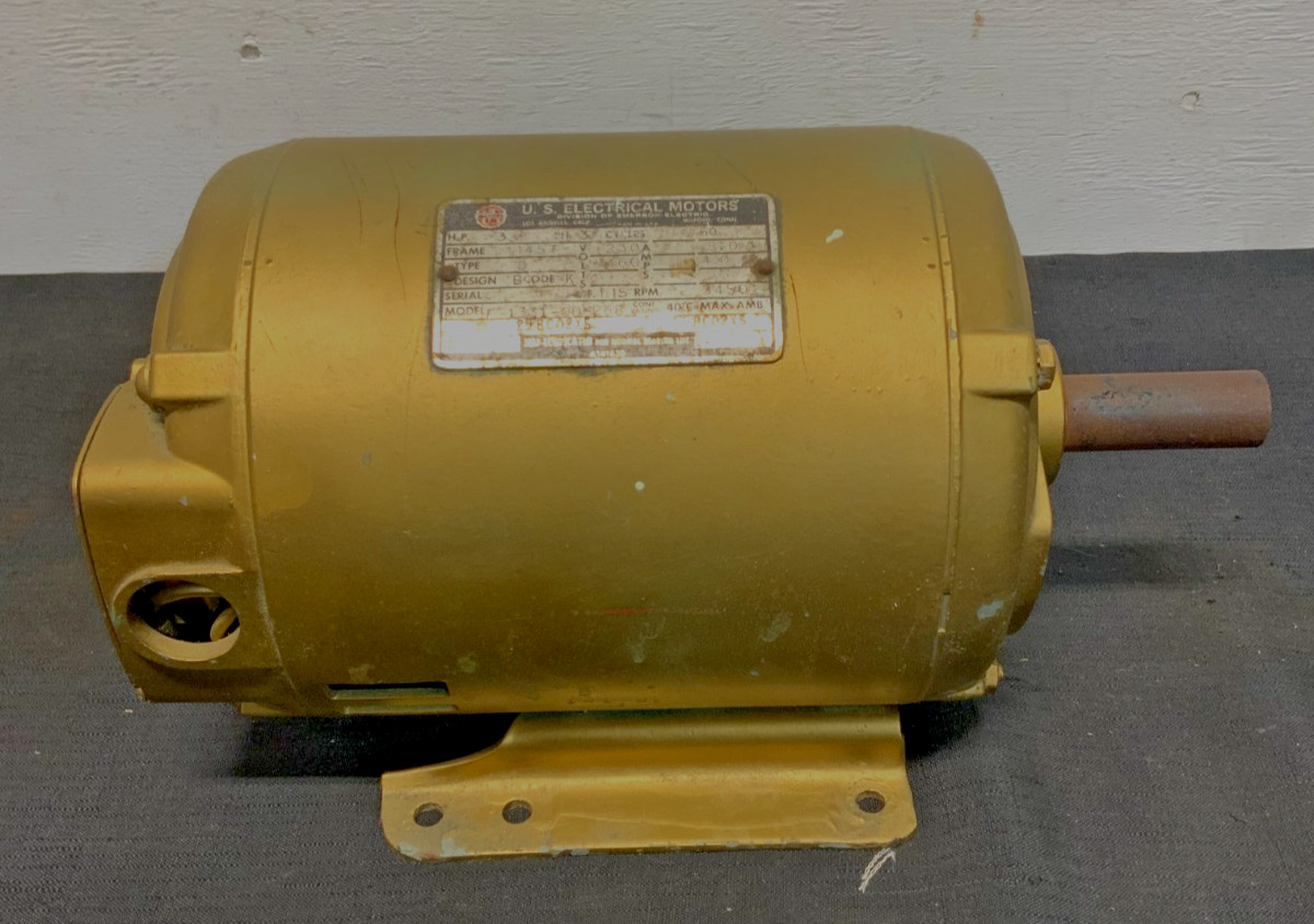 US Electrical Motors F-1331-00-268 General Purpose Motor 52B_1 US Electrical Motors F-1331-00-268 General Purpose Motor 52B