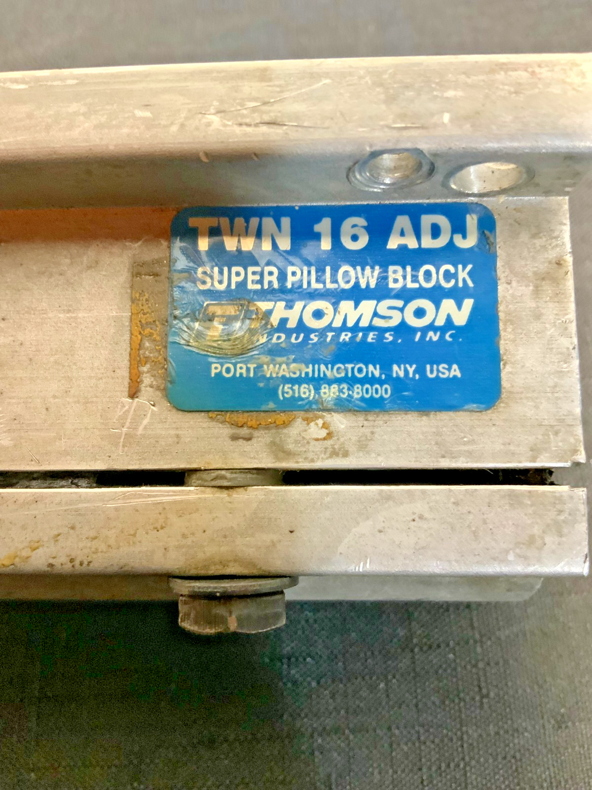 Lot of 2 Thomson TWN 16 ADJ Adjustable Super Ball Bushing Twin Pillow Block 241G_6 Lot of 2 Thomson TWN 16 ADJ Adjustable Super Ball Bushing Twin Pillow Block 241G