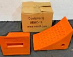 NEW Vestil URWC-15 Urethane Wheel Chock w/Dock Chain Kit 8"W x 8"H x 11" B1C