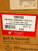 NEW Bell & Gossett 189162 Seal Bearing Booster Assembly Pump Lead Free 255E