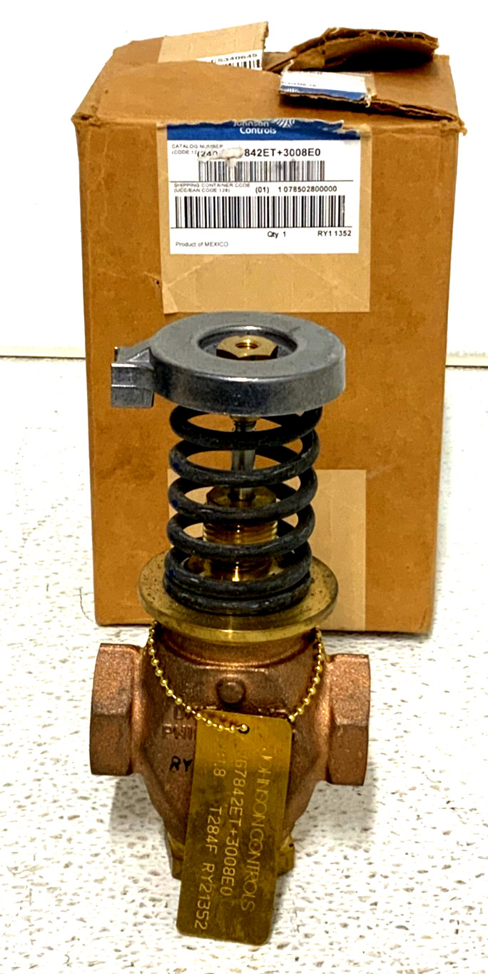 NEW Johnson Controls VG7842ET-3008 Control Valve Actuator Assembly 1/2" 3W 257B_0 NEW Johnson Controls VG7842ET-3008 Control Valve Actuator Assembly 1/2" 3W 257B