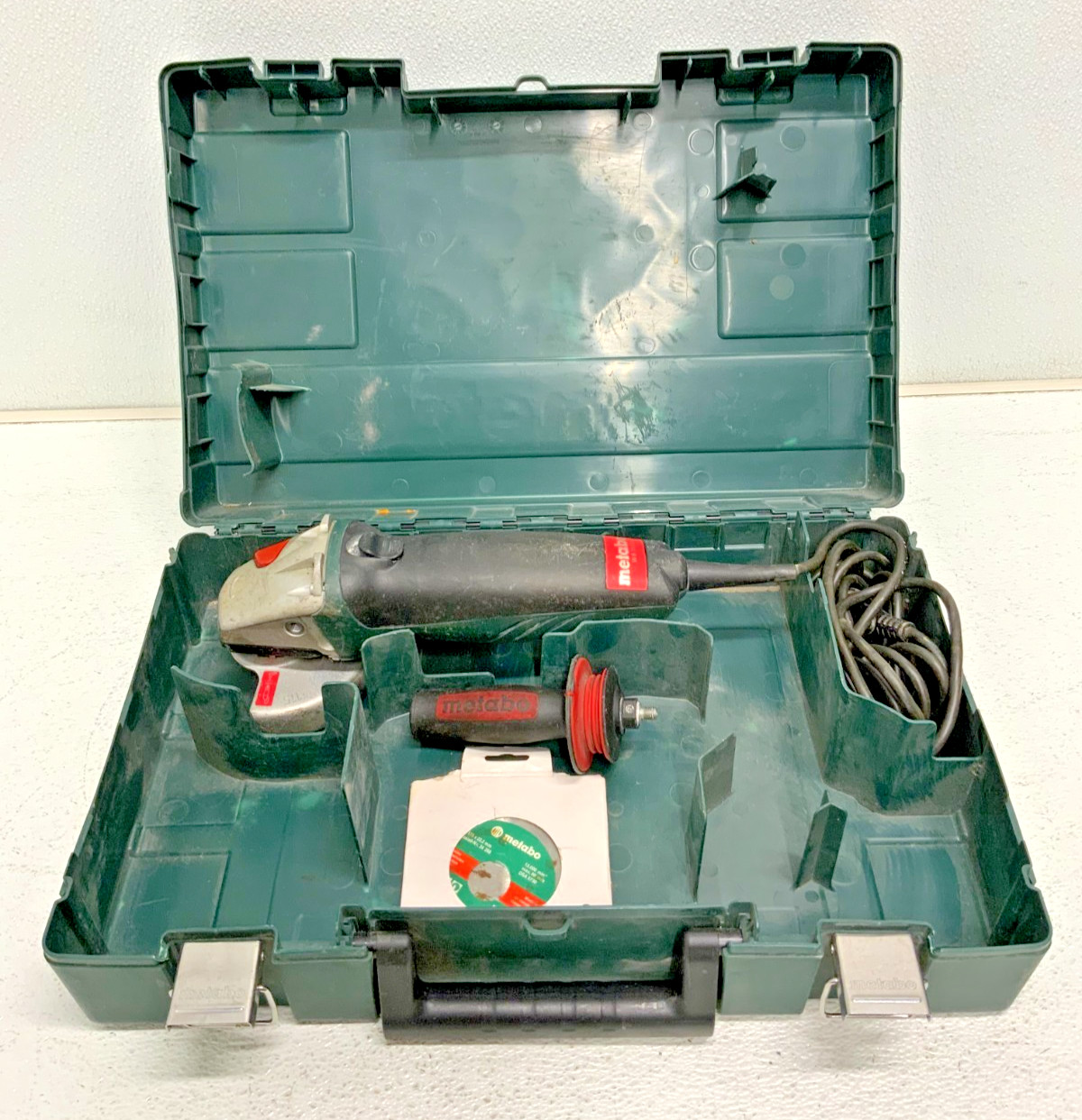 Metabo W 8-115 Quick Swap 4-1/2" Angle Grinder 10000 RPM Grinding Tool 45E_0 Metabo W 8-115 Quick Swap 4-1/2" Angle Grinder 10000 RPM Grinding Tool 45E