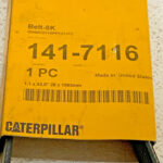 NEW Caterpillar 141-7116 Ribbed Alternator Serpentine Belt OEM Genuine 203B