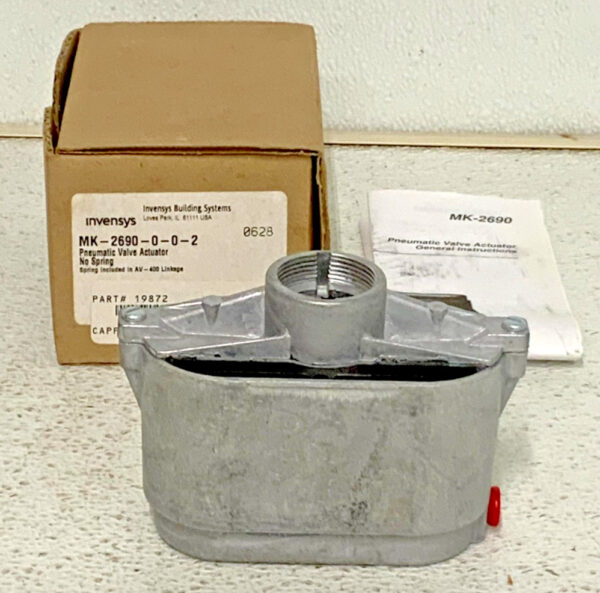 NEW INVENSYS MK-2690-0-0-2 Valve Building System Pneumatic Valve ...