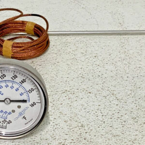 NEW Johnson Controls T-2100-204 Thermometer Flush Mount 15ft -40/160F & -40/71C