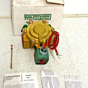 NEW ASCO RED HAT 8221G11 Slow Closing Valve 2-Way 120V 1-1/2" 5-150 PSI 263G