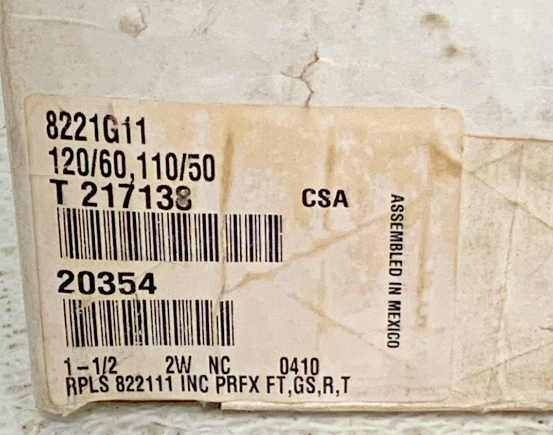 NEW ASCO RED HAT 8221G11 Slow Closing Valve 2-Way 120V 1-1/2" 5-150 PSI 263G_8 NEW ASCO RED HAT 8221G11 Slow Closing Valve 2-Way 120V 1-1/2" 5-150 PSI 263G
