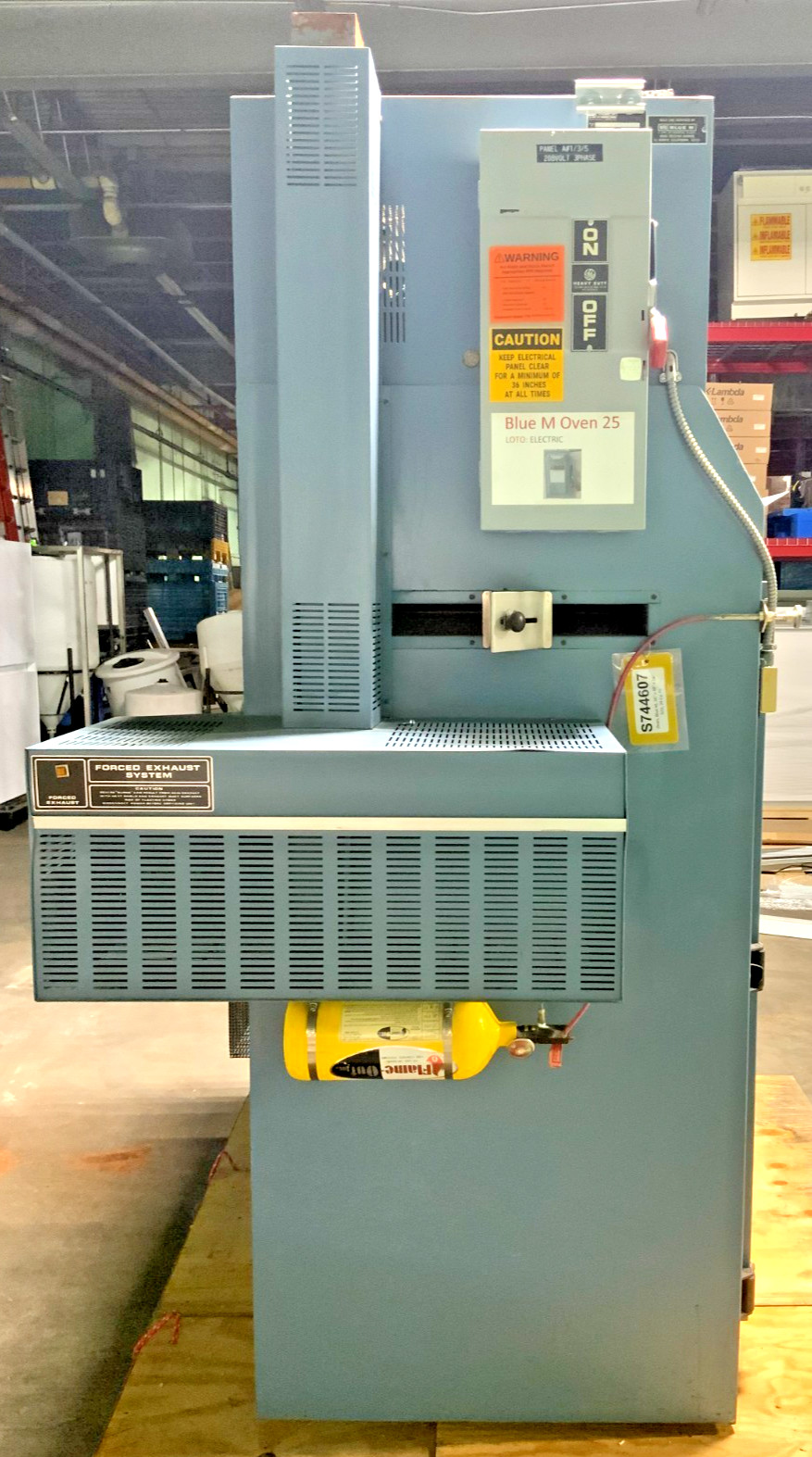 Blue M DC-246A-FHP-1 Class A Laboratory Lab Batch Oven 36" X 24" X 48" ID 316C_4 Blue M DC-246A-FHP-1 Class A Laboratory Lab Batch Oven 36" X 24" X 48" ID 316C