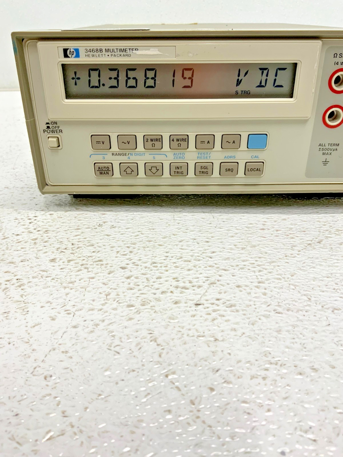 HP Hewlett Packard Agilent Keysight 3468B Digital Multimeter w/ Power Cord 35B_5 HP Hewlett Packard Agilent Keysight 3468B Digital Multimeter w/ Power Cord 35B