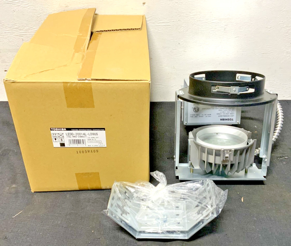 NEW Toshiba LEDD-20014L-LD9US Warm White LED Downlight LEDX-1001 120V 26W E9B_0 NEW Toshiba LEDD-20014L-LD9US Warm White LED Downlight LEDX-1001 120V 26W E9B