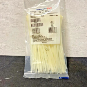 NEW Lot of 1500 HellermannTyton 112-05019 T50R Natural Cable Tie 50Lb. 8" 77B