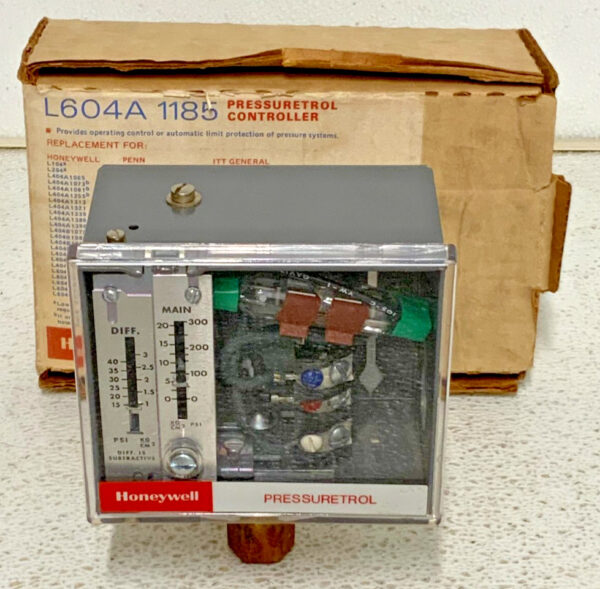 NEW Honeywell L604A-1185 Pressuretrol Boiler Operating Controller Switch 234C