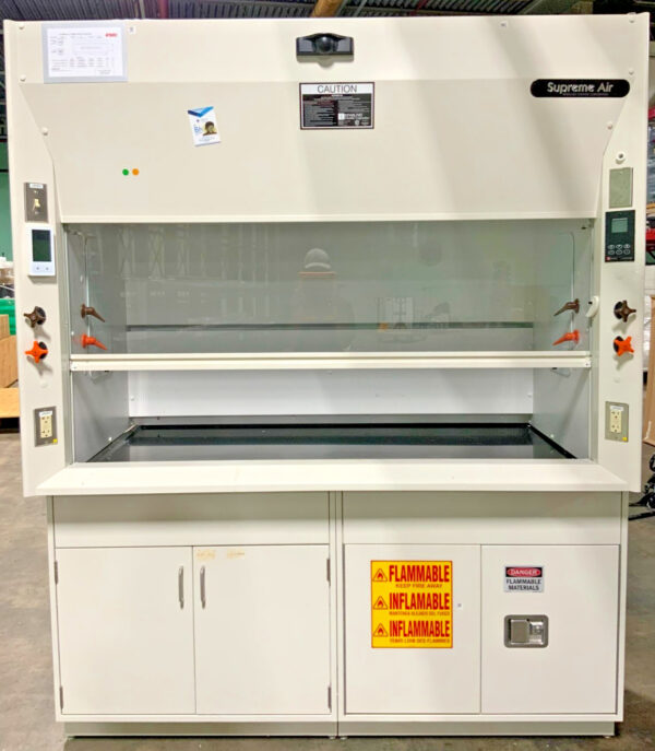 Kewaunee H05G5472B00HJM78121 Supreme Air 6" Laboratory Chemical Fume Hood & Base