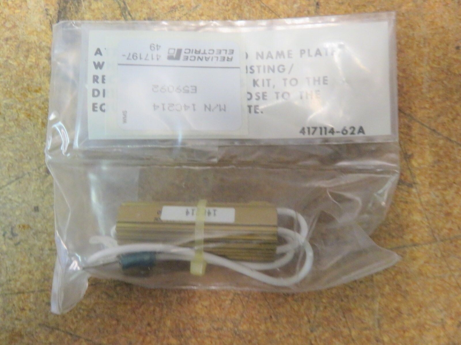 Reliance Drive MiniPak Resistor Kit 705385-61R New Lot of 5_2 Reliance Drive MiniPak Resistor Kit 705385-61R New Lot of 5
