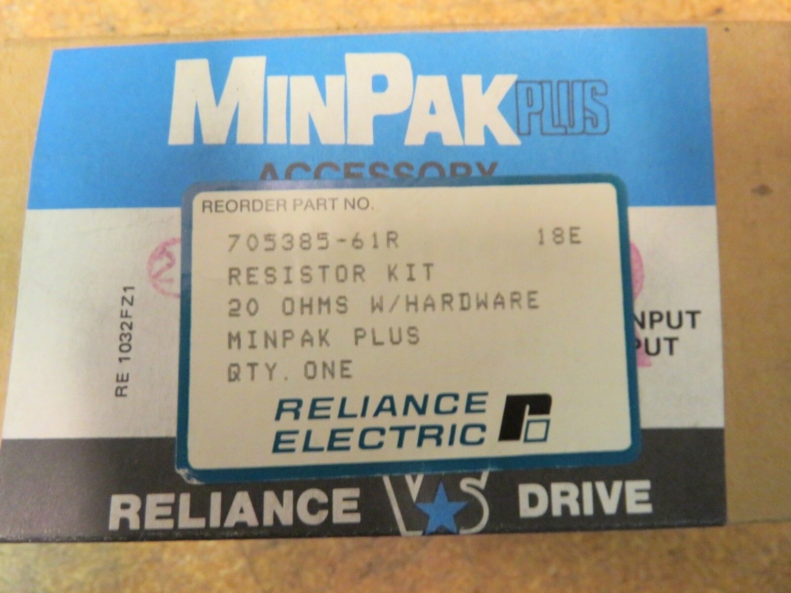 Reliance Drive MiniPak Resistor Kit 705385-61R New Lot of 5_5 Reliance Drive MiniPak Resistor Kit 705385-61R New Lot of 5