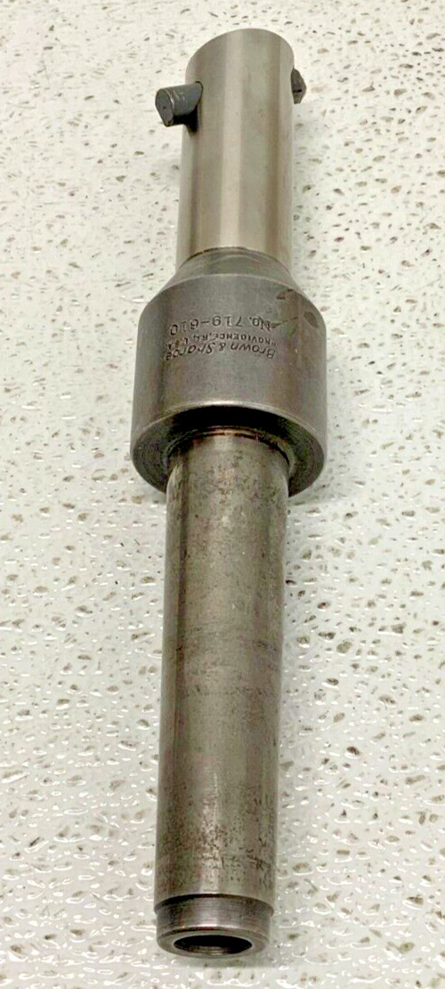 Brown & Sharpe 719-610 End Mill Tool Holder Shank Adapter 61C_2 Brown & Sharpe 719-610 End Mill Tool Holder Shank Adapter 61C