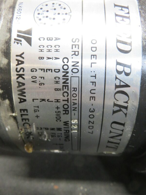 Yaskawa Minertia Motor J Series Feed Back Encoder Unit UGJMED-60LMU11 TFUE-30ZD7