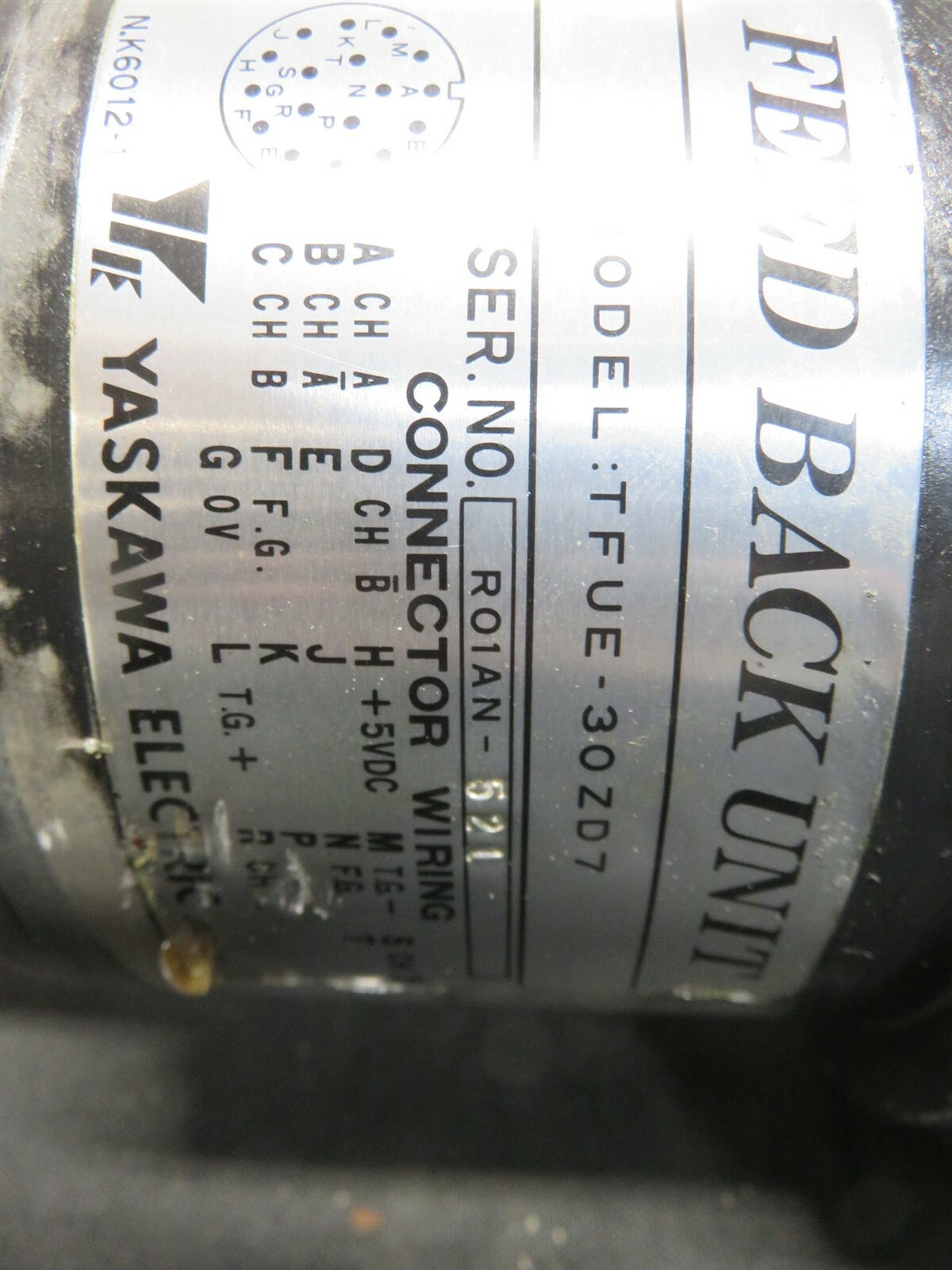 Yaskawa Minertia Motor J Series Feed Back Encoder Unit UGJMED-60LMU11 TFUE-30ZD7_4 Yaskawa Minertia Motor J Series Feed Back Encoder Unit UGJMED-60LMU11 TFUE-30ZD7