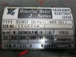 Yaskawa Minertia Motor J Series Feed Back Encoder Unit UGJMED-60LMU11 TFUE-30ZD7