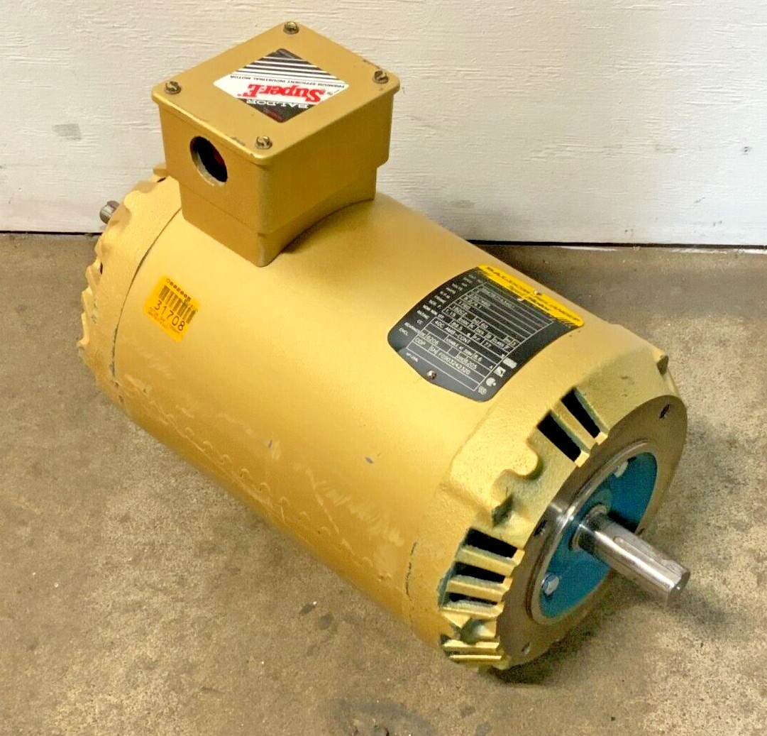 Baldor Reliance Super E Electric Motor 3HP 1760RPM 182CZ 60HZ 3P 230/360V A9B_2 Baldor Reliance Super E Electric Motor 3HP 1760RPM 182CZ 60HZ 3P 230/360V A9B