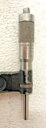 Brown & Sharpe 7-8" Disc Blade Slant Line Machinist Outside Micrometer 241A