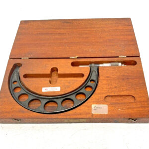 Brown & Sharpe 6-7" Disc Blade Slant Line Machinist Outside Micrometer 262E