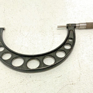 Brown & Sharpe 6-7" Disc Blade Slant Line Machinist Outside Micrometer 262E